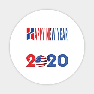 HELLO USA HAPPY NEW YEAR 2020 Magnet